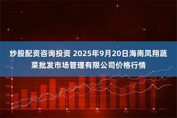 炒股配资咨询投资 2025年9月20日海南凤翔蔬菜批发市场管理有限公司价格行情